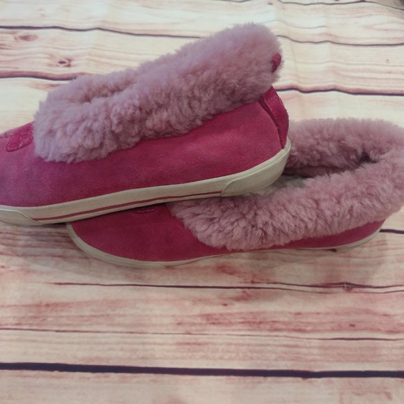 UGG #1980 Australia Rylan Pink Shearling Comfort Slippers Womens 5. - Picture 8 of 8